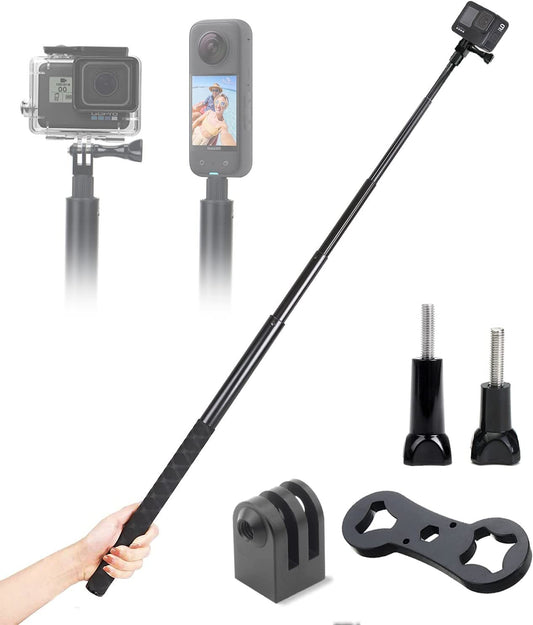 SRUIM 200Cm(78Inch) Invisible Selfie Stick Compatibility for Insta360 ONE X3 X2 RS R GO 2  SRUIM   