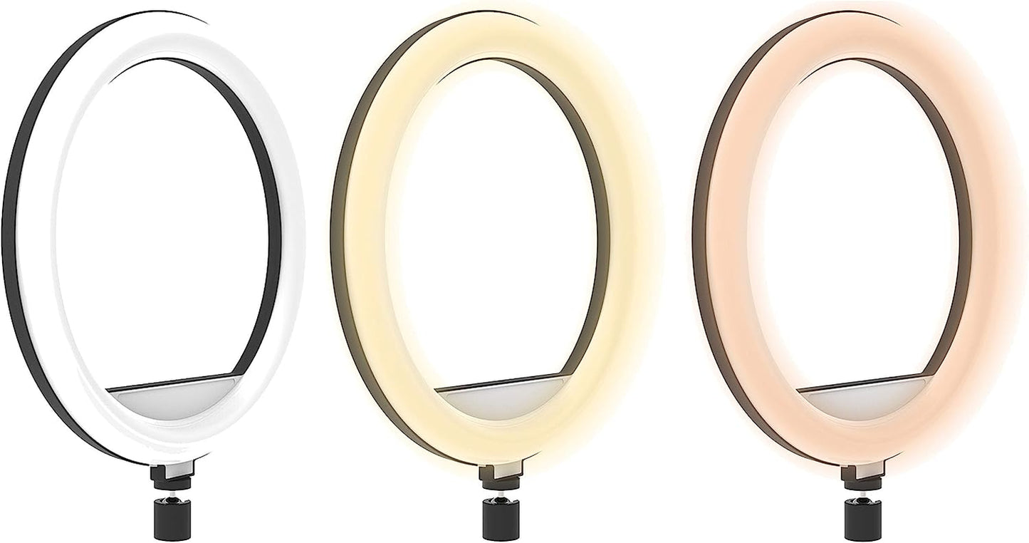 Supersonic SC-1210SR PRO Live Stream 10" LED Selfie Ring Light with Stand and Phone Holder  Supersonic, Inc   