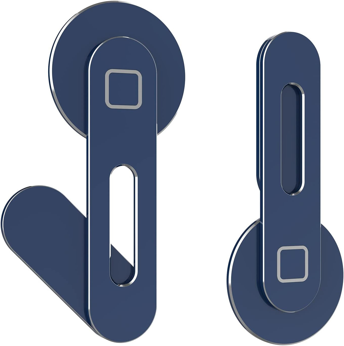 Punkcase Laptop Phone Holder Stand | Universal Side Mount W/Magnetic Foldable Arm | Must-Have Accessory for Your Hands-Free Dual Screen Set-Up [Blue]  PunkCase   