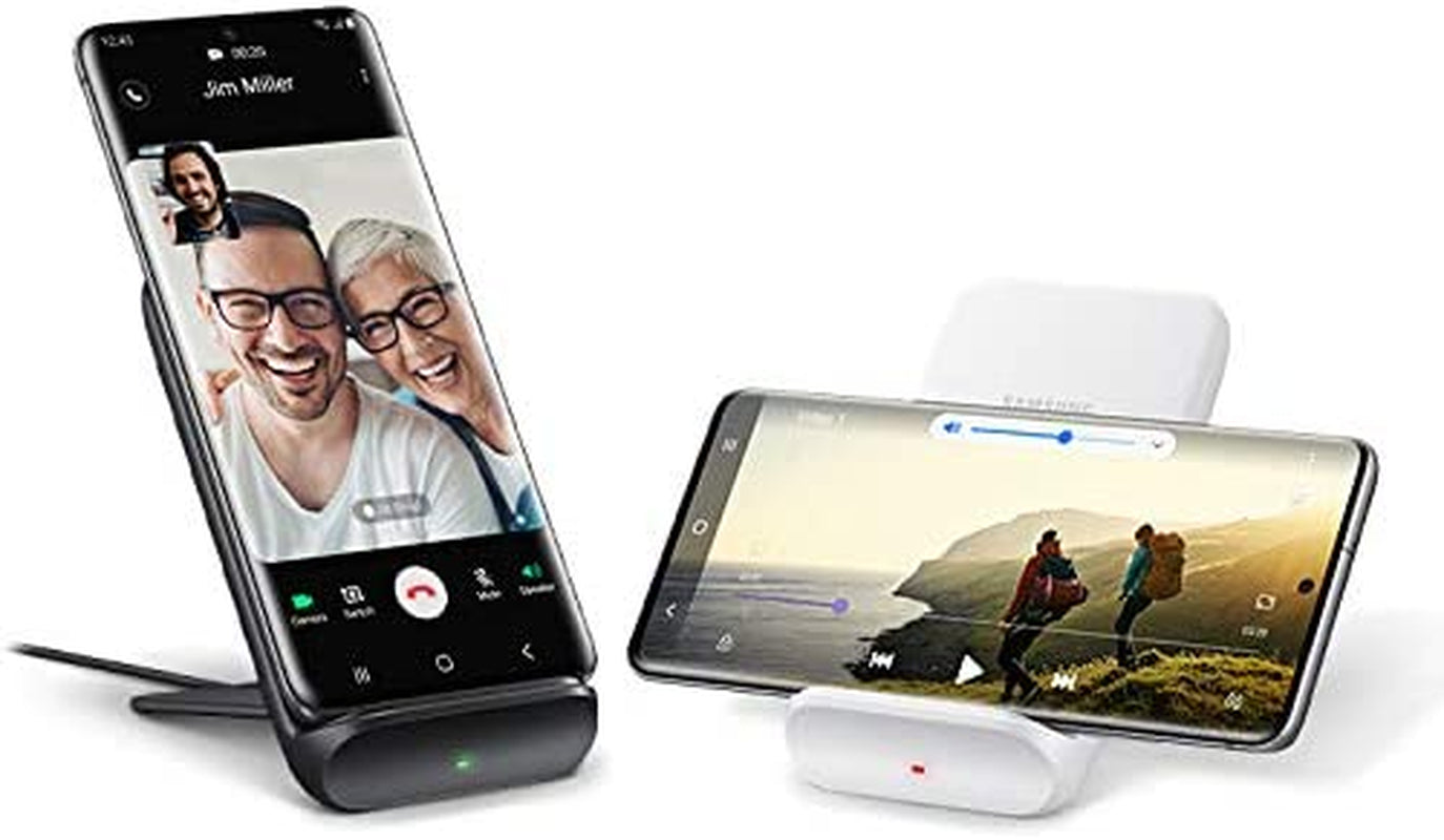 SAMSUNG Electronics Wireless Charger Trio, Qi Compatible - Charge up to 3 Devices at Once - for Galaxy Phones, Buds, Watches, and Apple Iphone Devices, Black (US Version)  Samsung   