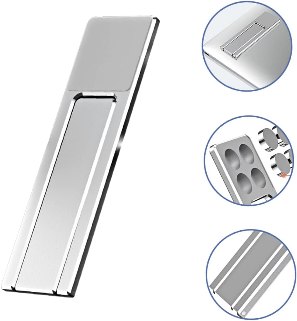 KOMBIUDA Mobile Phone Extension Bracket Foldable Laptop Stand Adjustable Computer Stand Adjustable Laptop Stand Metal Mobile Bracket Magnetic Mobile Stand Laptop Extension Stand Phone Clip  KOMBIUDA   