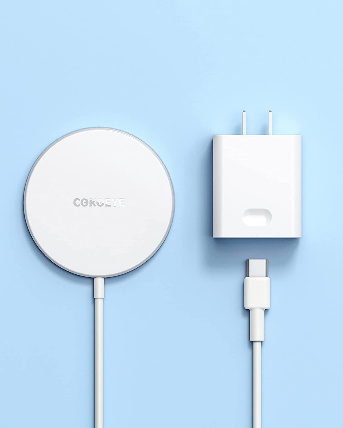 Magnetic Wireless Charger with Magsafe Charger for Iphone, Wireless Charging Pad with 20W PD USB C Charger for Iphone 14/14 Pro/14 Plus/14 Pro Max/ 13/13 Pro/13 Pro Max/12 Pro Max/Airpods 3/2/Pro  Shenzhen Dongxing Technology Co.,LTD   
