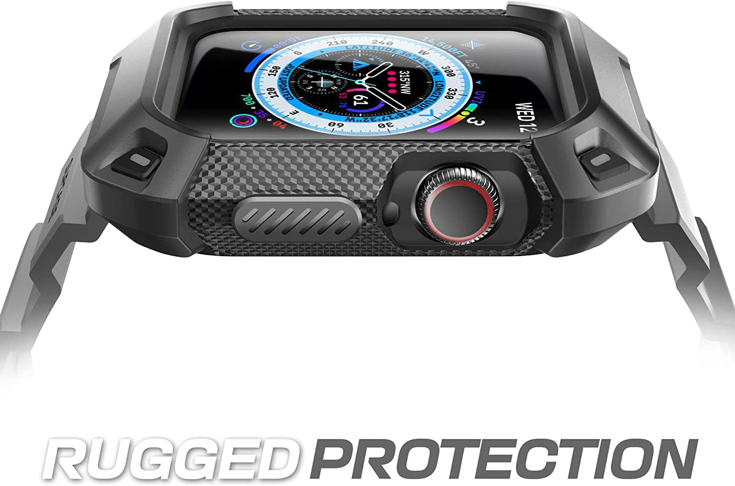 SUPCASE [Unicorn Beetle Pro] Designed for Apple Watch Series 8/7/6/SE/5/4 [45/44Mm], Rugged Protective Case with Strap Bands (Black)  SUPCASE   