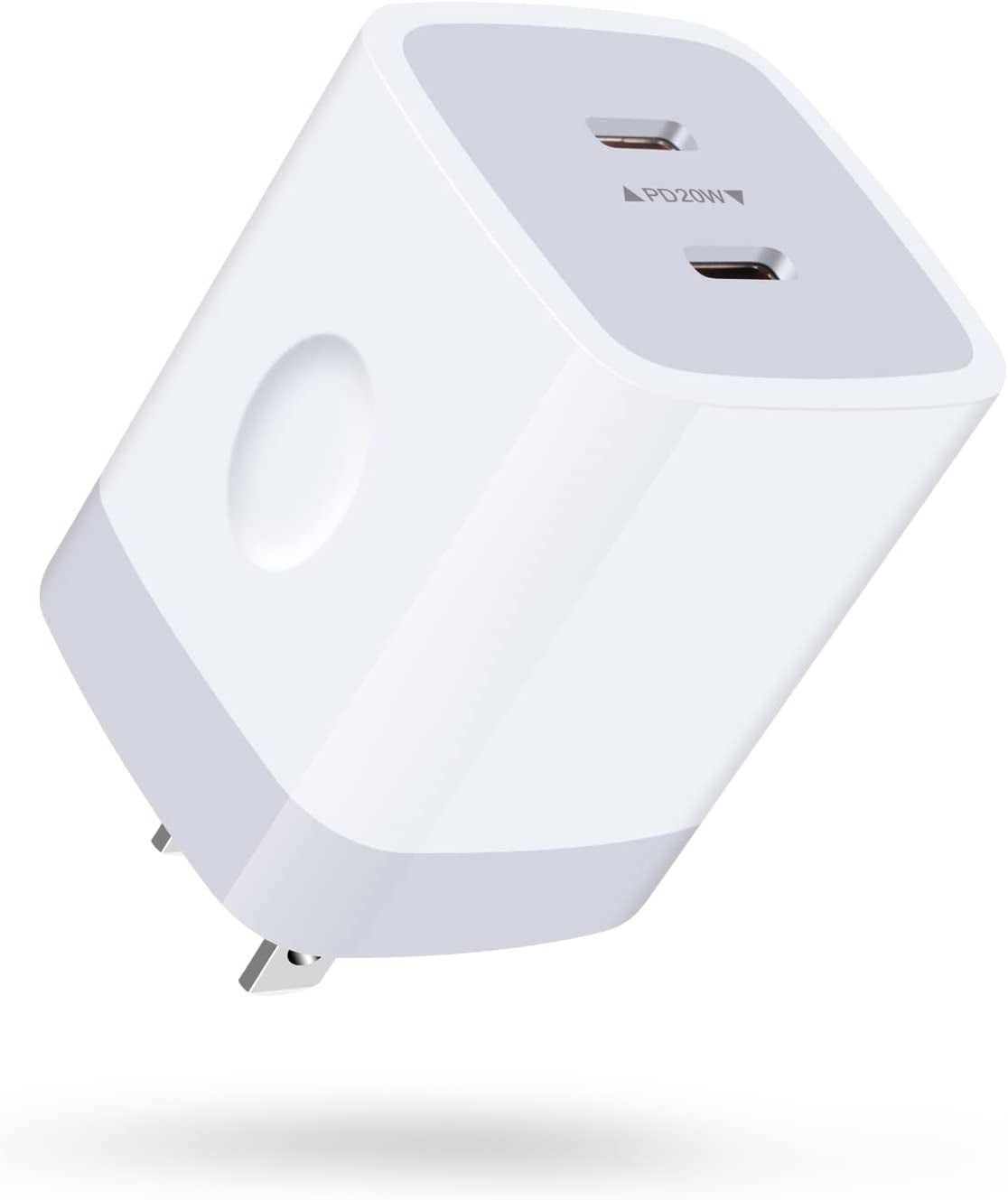 European Travel Plug Adapter Charger for Iphone Samsung Android Phone,International Power Adaptor with 2 Charger Port USB, EU Wall Charging Block Brick Plug in Europe Germany Outlets Power Strip  Shenzhen Putuo Technology Co.,Ltd 40W Fast  