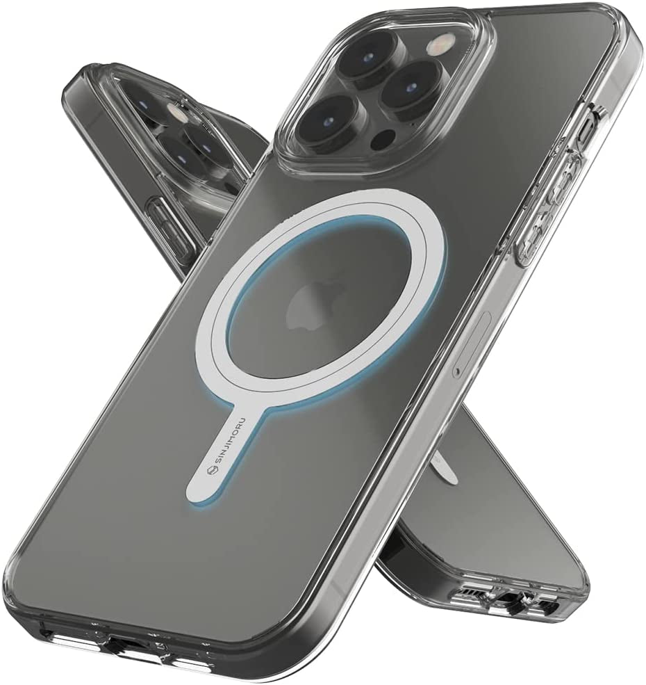 Sinjimoru Shockproof Iphone Case with Magsafe, PC & TPU Clear Phone Case for Iphone Case for Magsafe. M-Airclo for Iphone 14 Pro  Sinjimoru Co.Ltd iPhone 14 Pro Max  