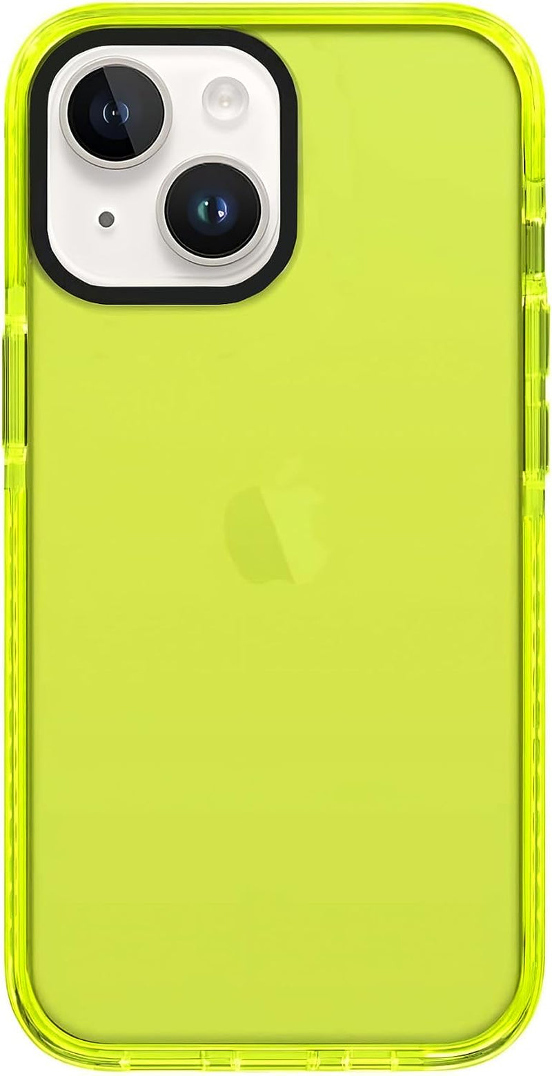 Neon Clear Iphone 14 Pro Max Case, Vibrant 80S Design, Camera Protector, Soft Silicone Shockproof - 6.7Inch  Simapu   