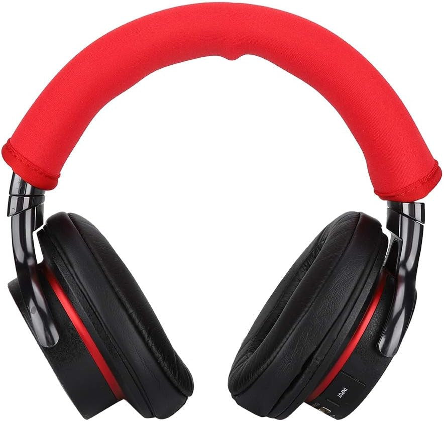 Headband Cushion,Replacement Headset Earphone Cushion Headband Pad Cover Noise Reduction Anti-Slip for Iron-Triangle M50 (Red)  Hilitand   