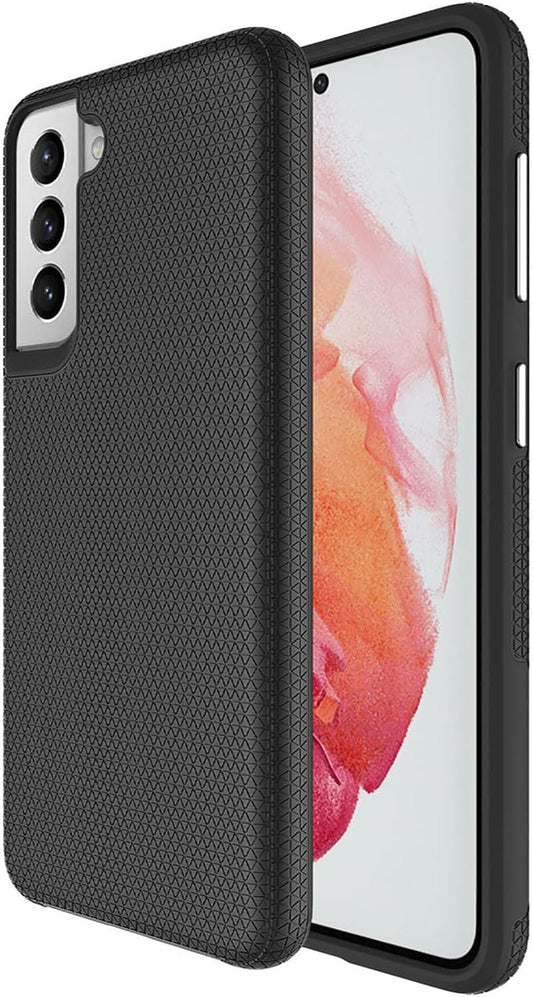 TROWRAP for Samsung Galaxy S21 Case Slim, Galaxy S21 5G Phone Case Black, Samsung S21 Case Dual Layer, 6.2 Inch  TROWRAP   