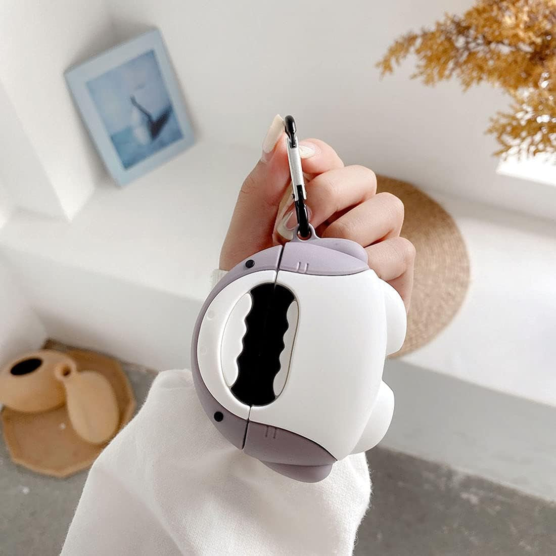 Xbs-Better Compatible with Sony WF-1000XM4 Case, Shark Case for 2021 Earbuds Men Kids Teens Boys Soft Silicone Keychain Accessories  XBS-Better   