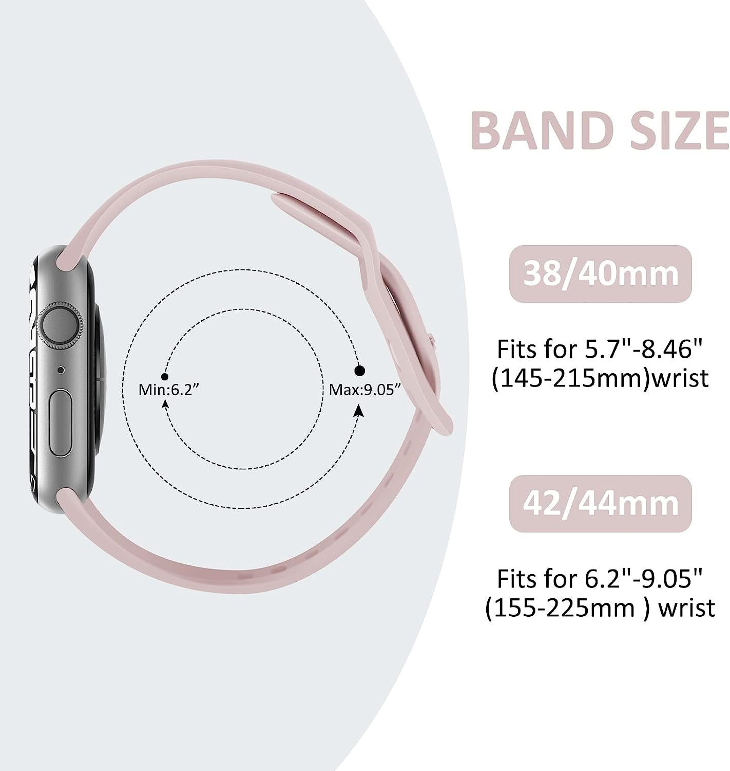 Oribox Compatible with Apple Watch Bands 41Mm 40Mm 38Mm, Soft Silicone Sports Wristband for Iwatch Series SE 8 7 6 5 4 3 2 1 for Women Men  ORIbox   