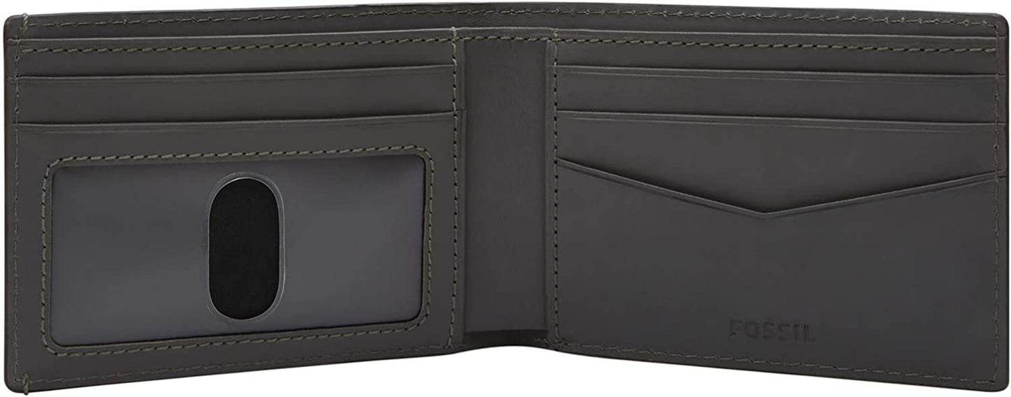 Fossil Men'S Leather Slim Minimalist Bifold Front Pocket Wallet  Fossil   