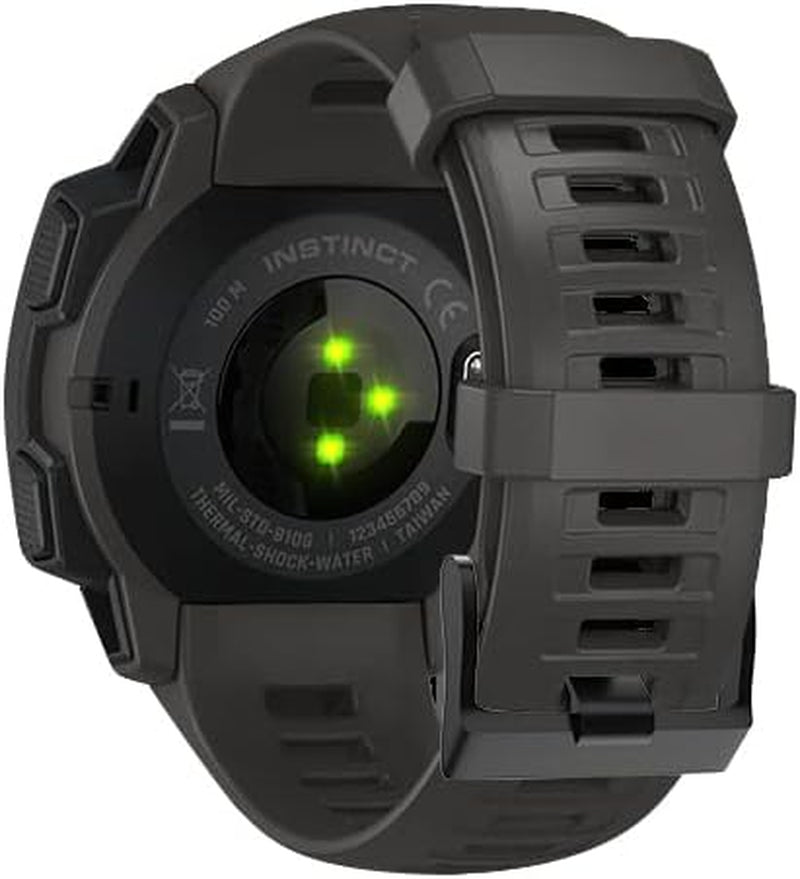 LKDJNC Silicone Band for Garmin Instinct/Esports/Tactical/Tide Solar Accessories Bands Smart Strap Watchband Quick Fit Wristband Correa  LKDJNC B For Instinct Tide 