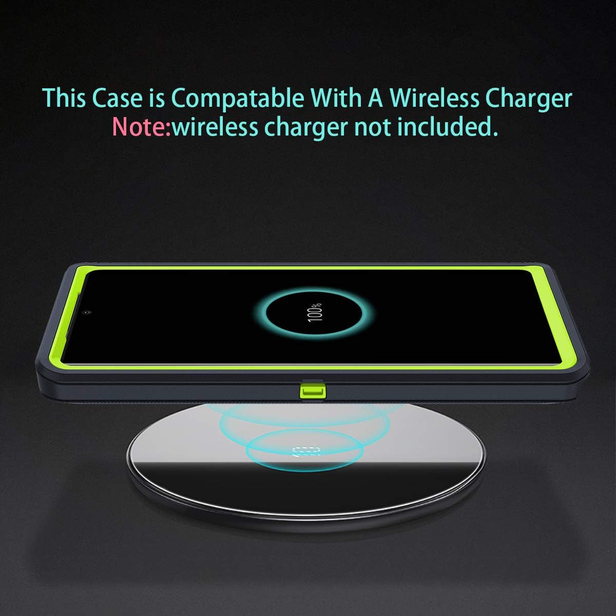 I-HONVA for Galaxy Note 20 Ultra Case Shockproof 3 in 1 Full Body Protection [Without Screen Protector] Rugged Heavy Duty Durable Cover Case for Samsung Galaxy Note 20 Ultra 5G 6.9 Inch,Grey/Green  I-HONVA   