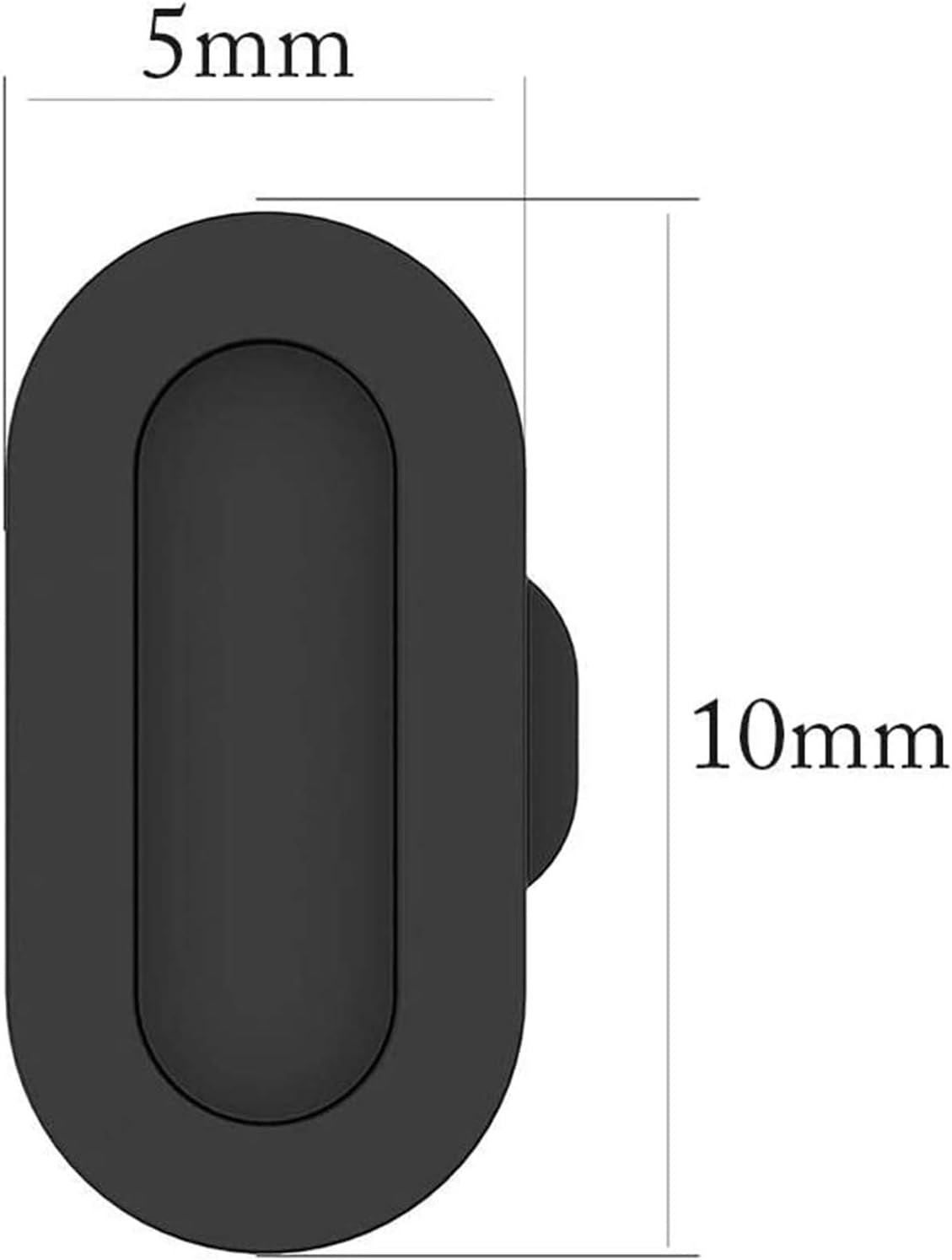 TOKERSE 10 Pack Dust Plug Compatible with Garmin Fenix 7 7S 7X 6 6S 6X Pro 5 5S 5X Plus/Vivoactive 3/4/Venu/Forerunner 935 Smartwatch Silicone Charger Port Protector anti Dust Plugs Caps Cover - Black  TOKERSE   