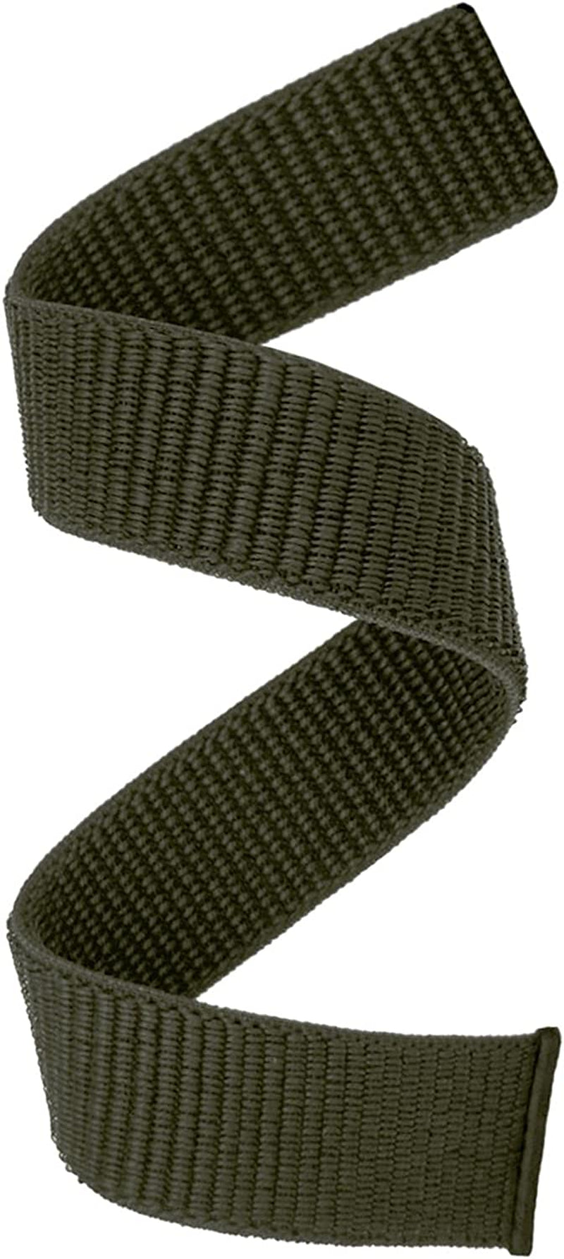 Abanen Hook and Loop Quick Dry Watch Band for Fenix 6/Fenix 5/ Fenix 7/EPIX 2, 22Mm Woven Nylon Ultralight Sport Wristband Strap for Garmin Epix Pro 47Mm,Instinct 2 Solar,Forerunner 955  Abanen Dark Green  