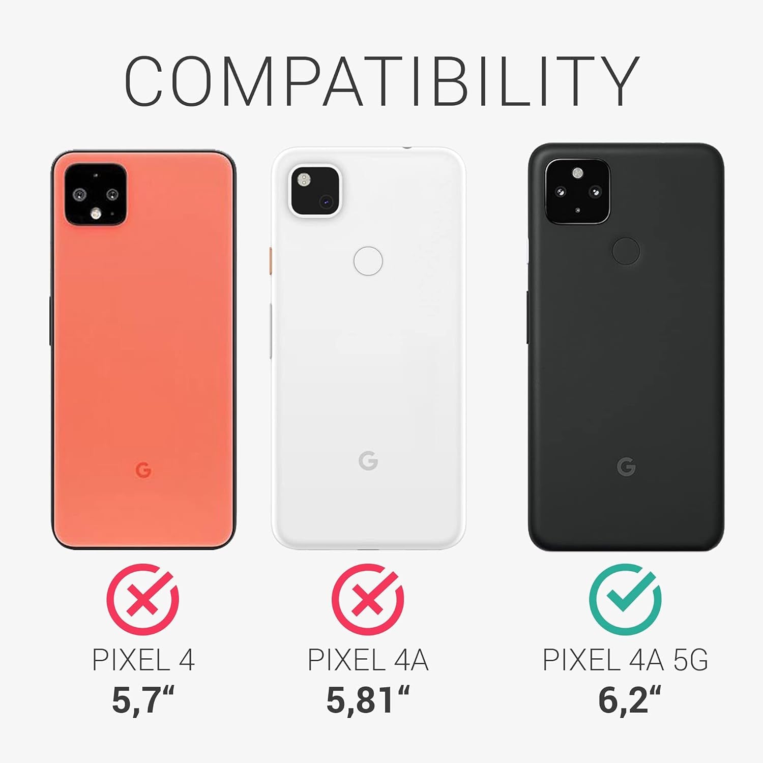 Kwmobile Case Compatible with Google Pixel 4A 5G Case - Soft Slim Protective TPU Silicone Cover - Antique Stone  kwmobile   