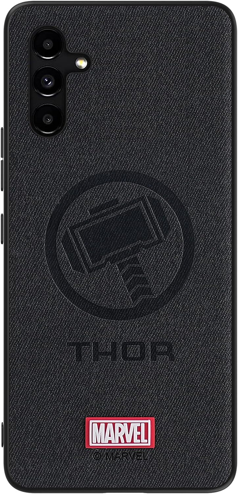 IRON SPIDER Case for Galaxy A12, with Marvel Character Samsung A12 Leather Case, A-BLACK  IRON SPIDER Thor-Black Galaxy A14 5G 