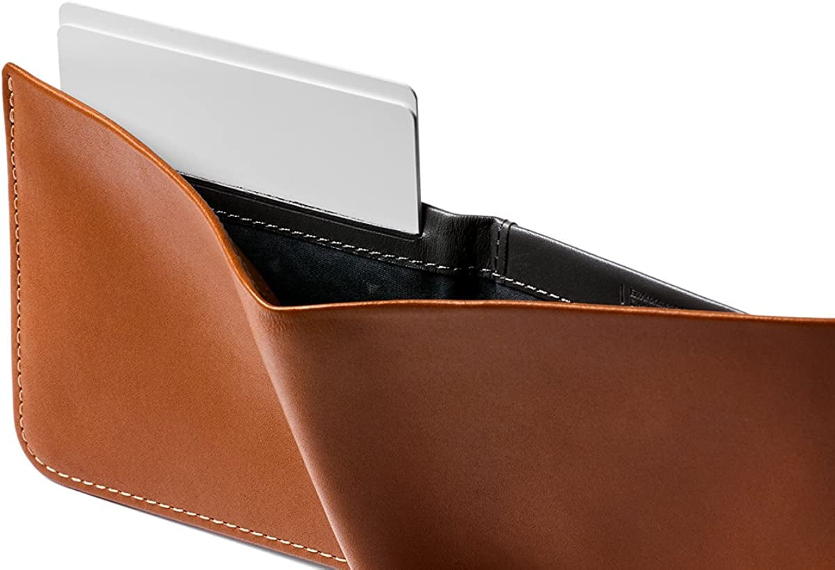 Bellroy Hide & Seek Wallet (Slim Leather Bifold Design, RFID Protected, Holds 5-12 Cards, Coin Pouch, Flat Note Section, Hidden Pocket)  Bellroy   