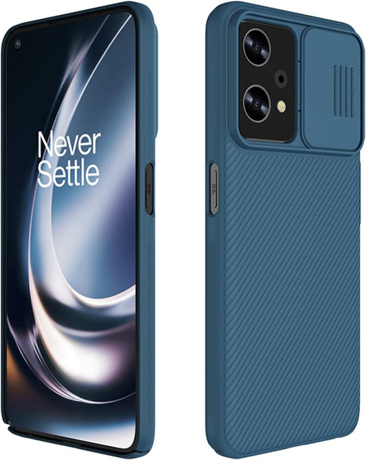Le-Reach for Oneplus Nord CE 2 Lite Phone Case with Slide Lens Protection, Impact-Resistant Shockproof Protective Case Cover for Oneplus Nord CE 2 Lite 5G (Blue)  Le-Reach   