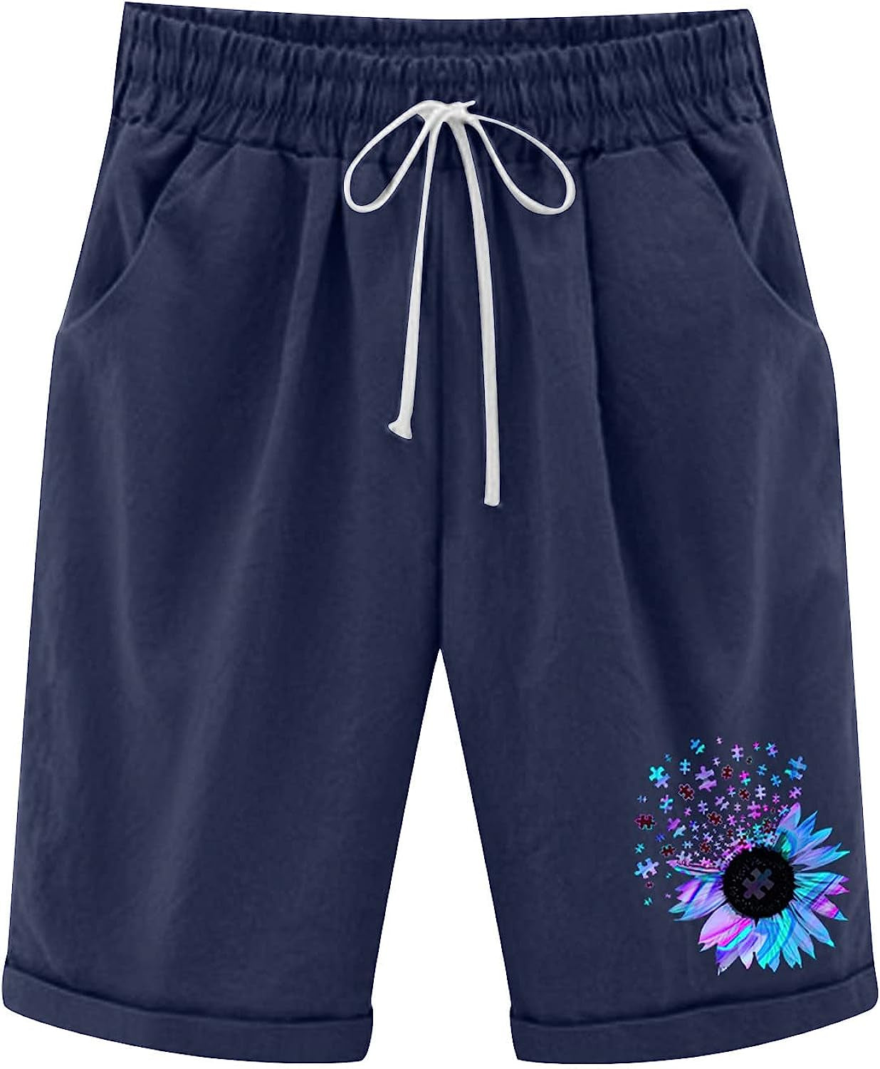 HSSDH Shorts for Women Beach, Women'S Casual Shorts Quick Dry Lightweight Summer Travel Beach Shorts for Women  HSSDH   