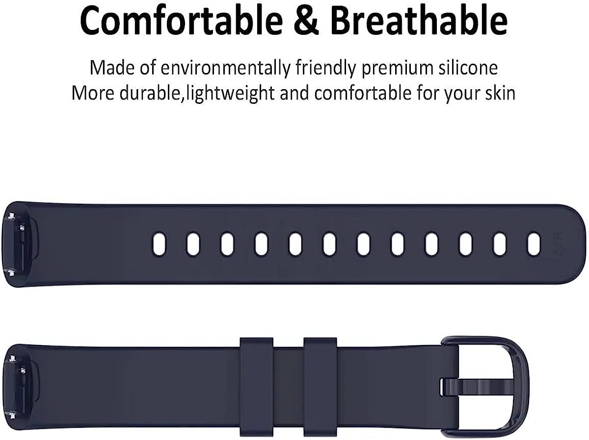 3 Pack Bands for Fitbit Inspire 3,Silicone Fitness Sport Wristbands for Women Men  SENGKOB   