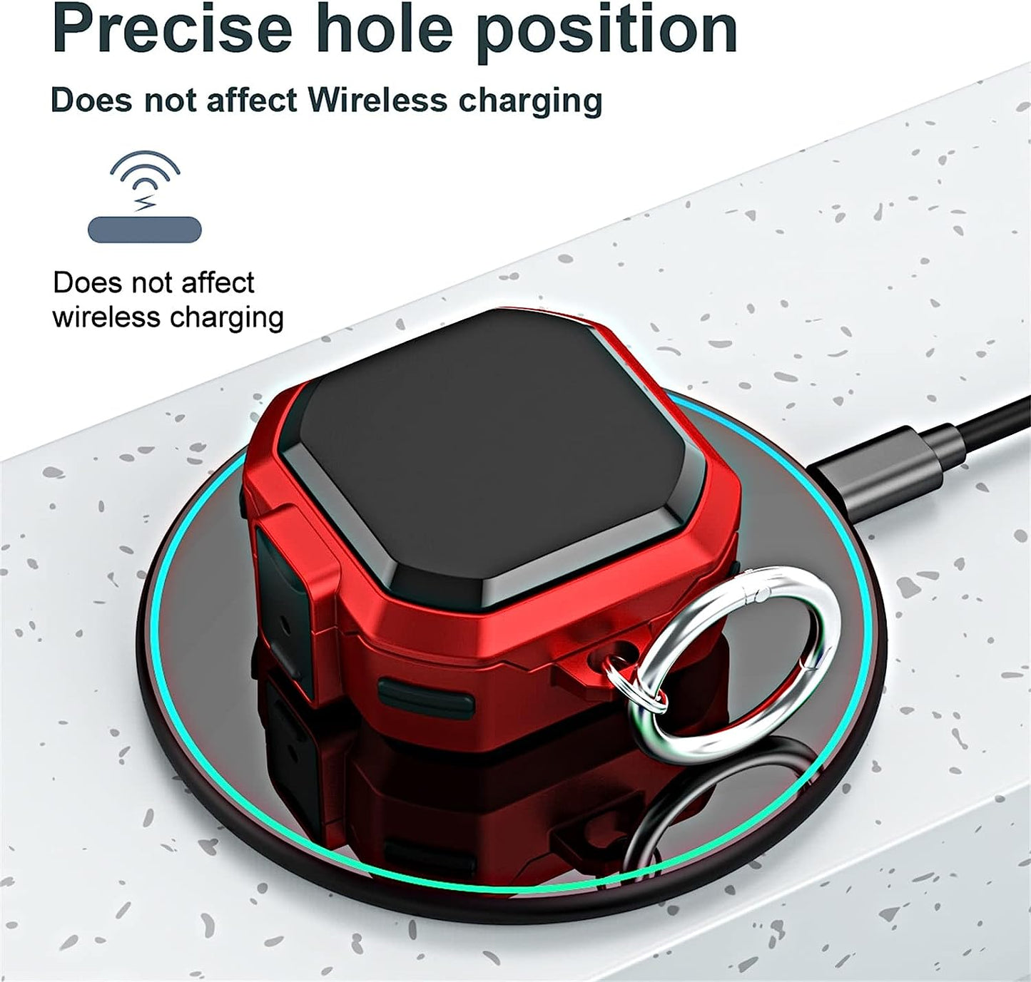 CASEVERSE Cases for Samsung Galaxy Buds2 Pro/Buds 2/Buds Pro/Buds Live with Lock, Cool PC Armor Series Shockproof Cover with Keychain for Boys Teens  CASEVERSE   