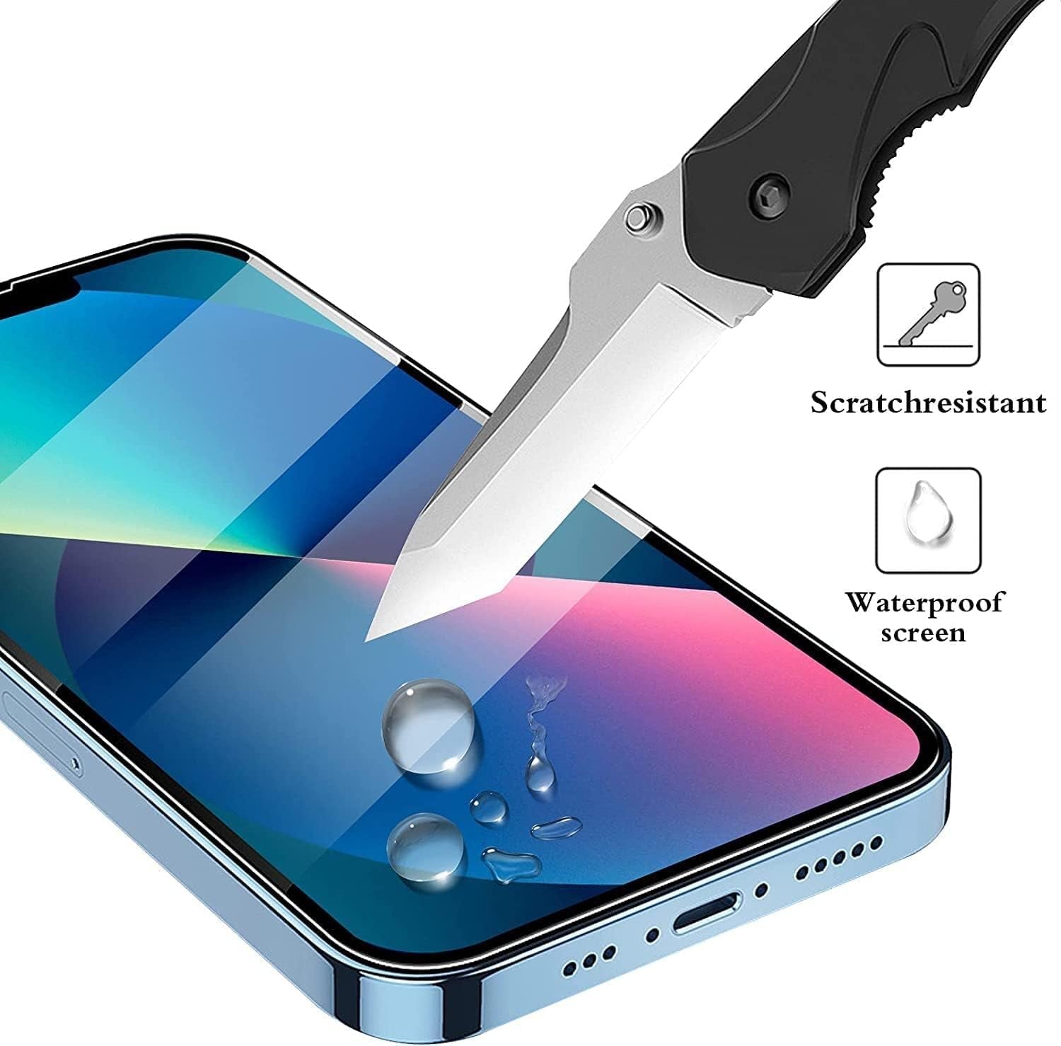 Novo Icon 【3-PACK Screen Protector Compatible with Iphone 14 Pro Max [ Easy Installation Frame ] HD Tempered Glass Screen Protector Compatible with Iphone 14 Pro Max, anti Scratch, Case Friendly  Novo Icon   