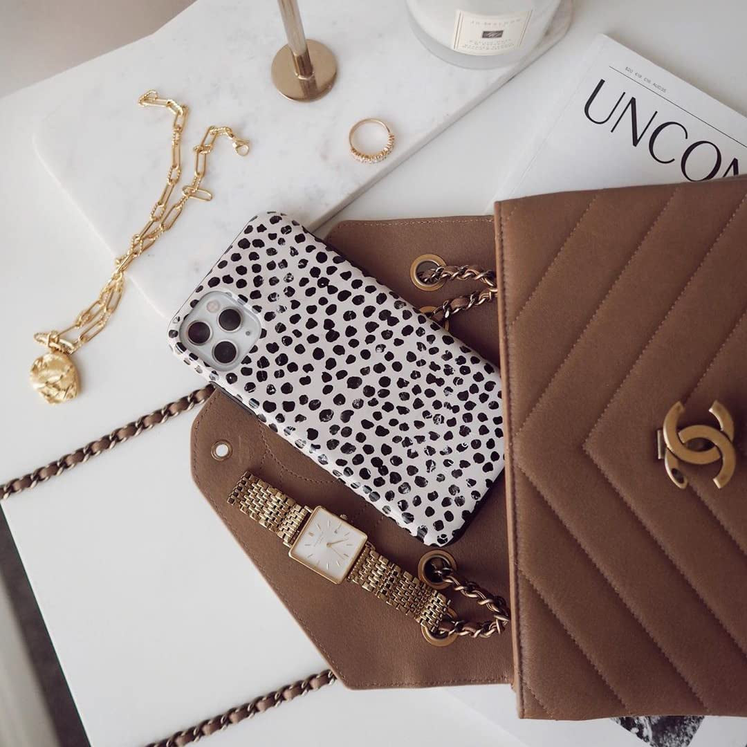 BURGA Phone Case Compatible with Iphone 14 PRO MAX - Wireless Charging Compatible, Hybrid 2-Layer Hard Shell + Silicone Protective Case, Heavy Duty Protection, Slim Fit, Shock-Absorbent, Almond Latte  BURGA   