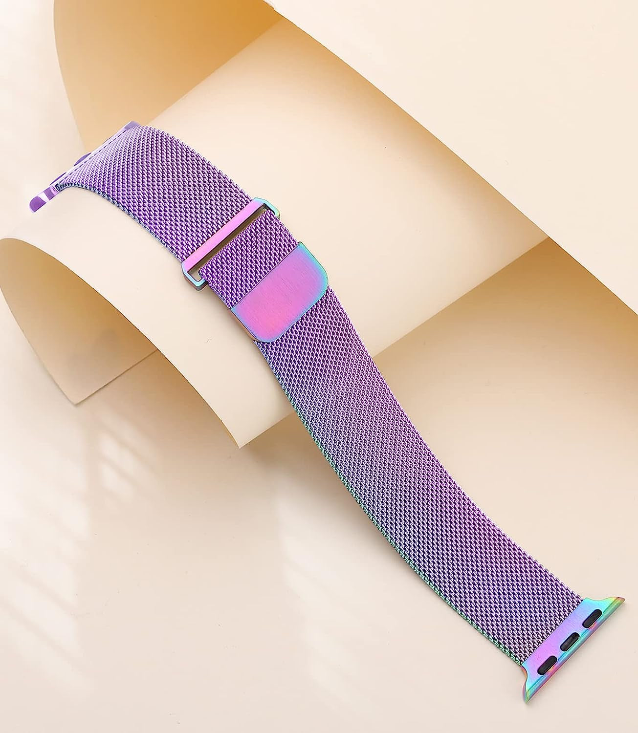 Rabini Magnetic Bands Compatible with Apple Watch Band 40Mm Women 38Mm 41Mm 42Mm 44Mm 45Mm 49Mm Men, Stainless Steel Mesh Metal Adjustable Sport Strap Wristband Iwatch Series 8 7 6 5 4 3 2 1 SE Ultra  Rabini   