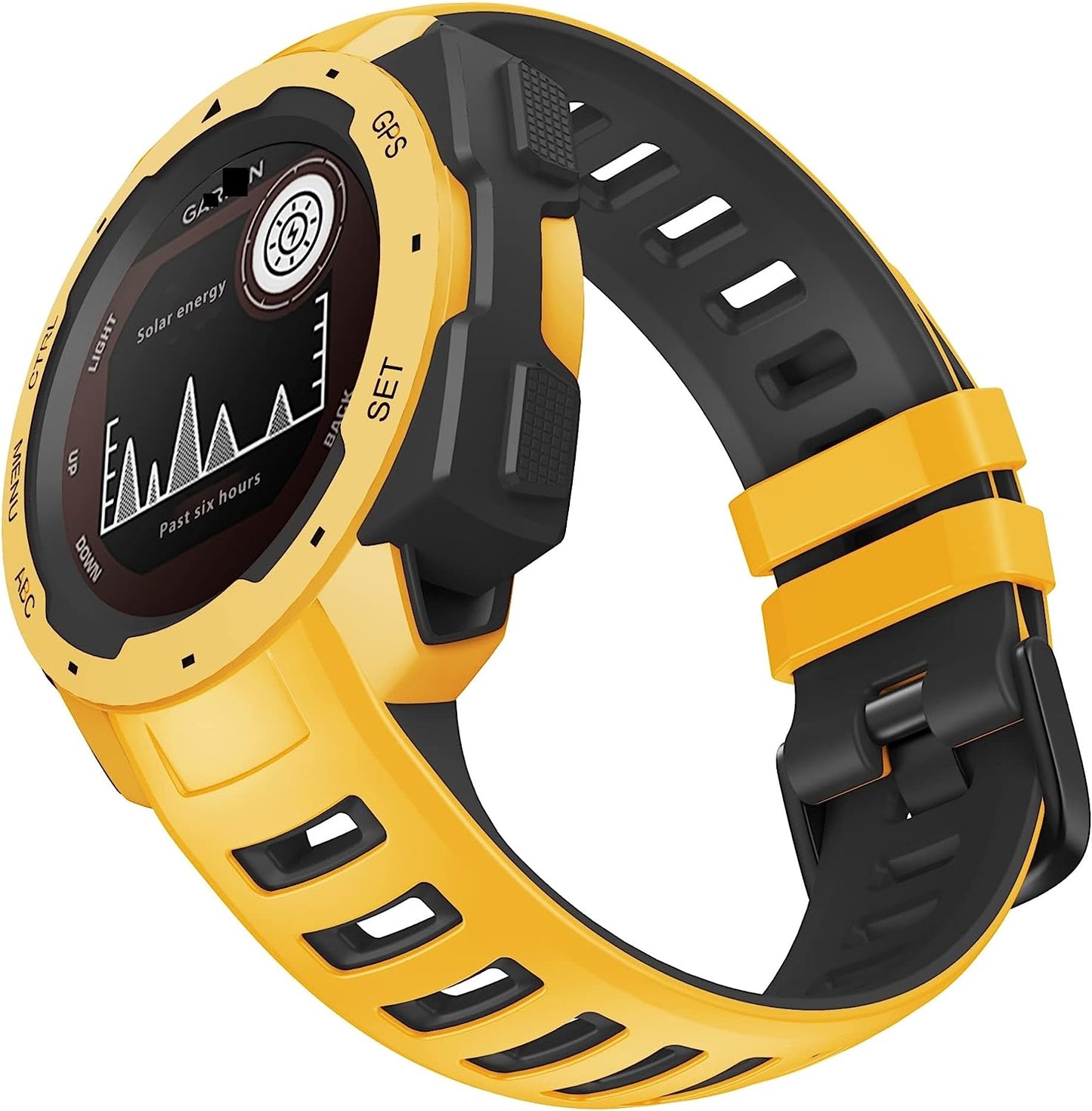 KGDHB Sports Silicone Strap for Garmin Instinct Watchband Replacement 22MM Watch Band for Garmin Instinct Esports/Tide/Solar Bracelet  KGDHB E For Instinct Tide 