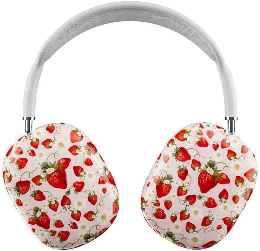Wildflower Limited Edition Airpods Max Case Full Protective Cover, Pink Posie Rosie  Wildflower Strawberry Fields  