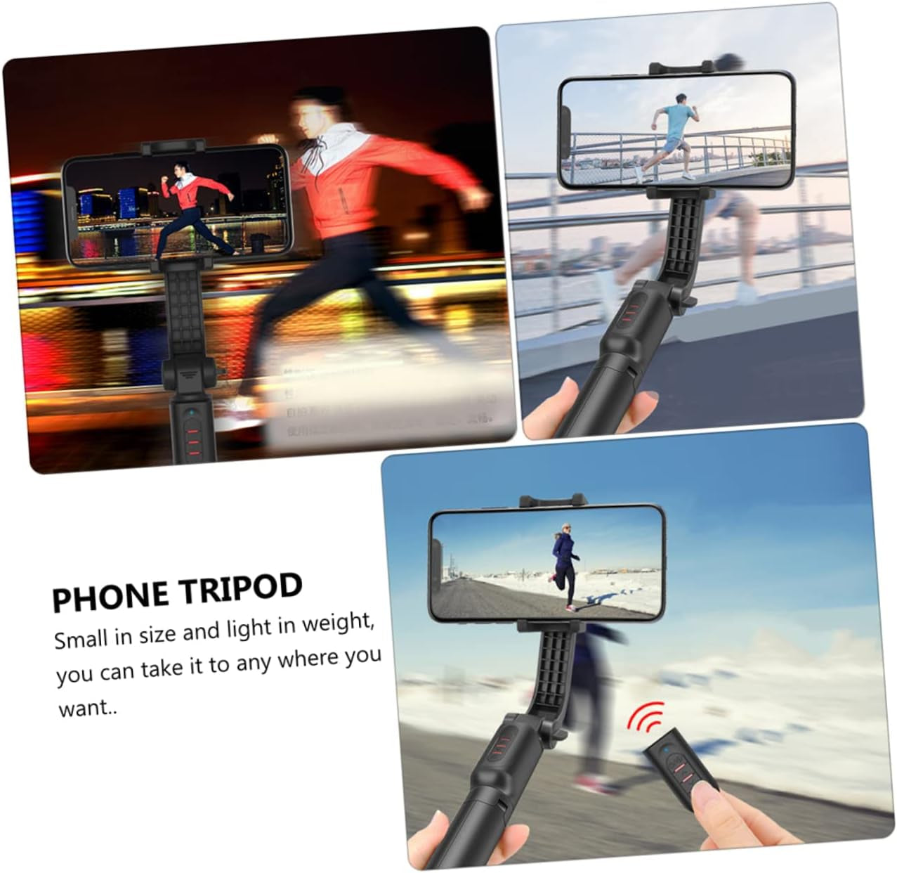 UKCOCO 1 PC Phone Stabilizer Camera Stabilizer Camera Tripods Handheld Tripod Smartphone Stabilizer Handheld Mobile Phone Stand Smartphone Gimbal Stabilizer Tripod for Cellphone Balance  UKCOCO   