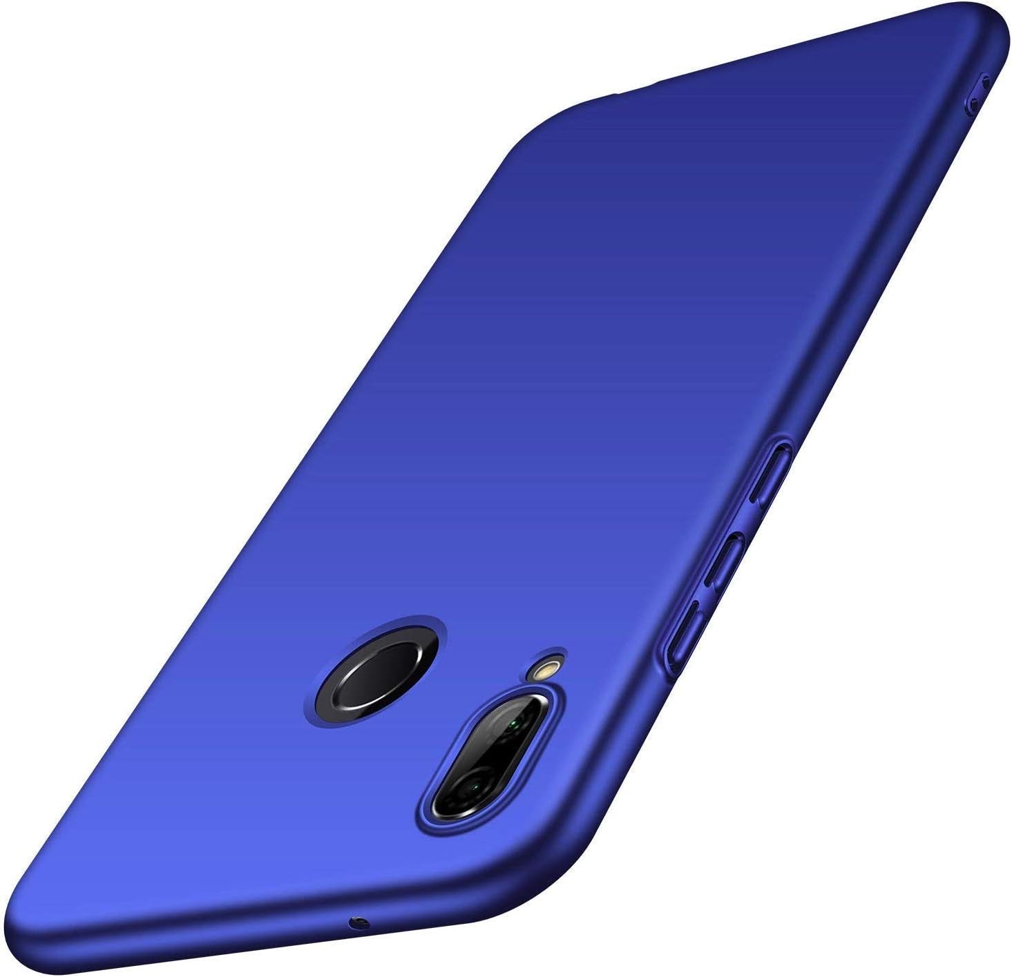 Winpromise Phone Case for Huawei P20 Lite Case [Anti-Scratch] [Durable Premium Plastic] [Ultra Thin] [Silky Feel] Slim Protective Hard Cover for Huawei P20 Lite (Black)  Winpromise Blue  