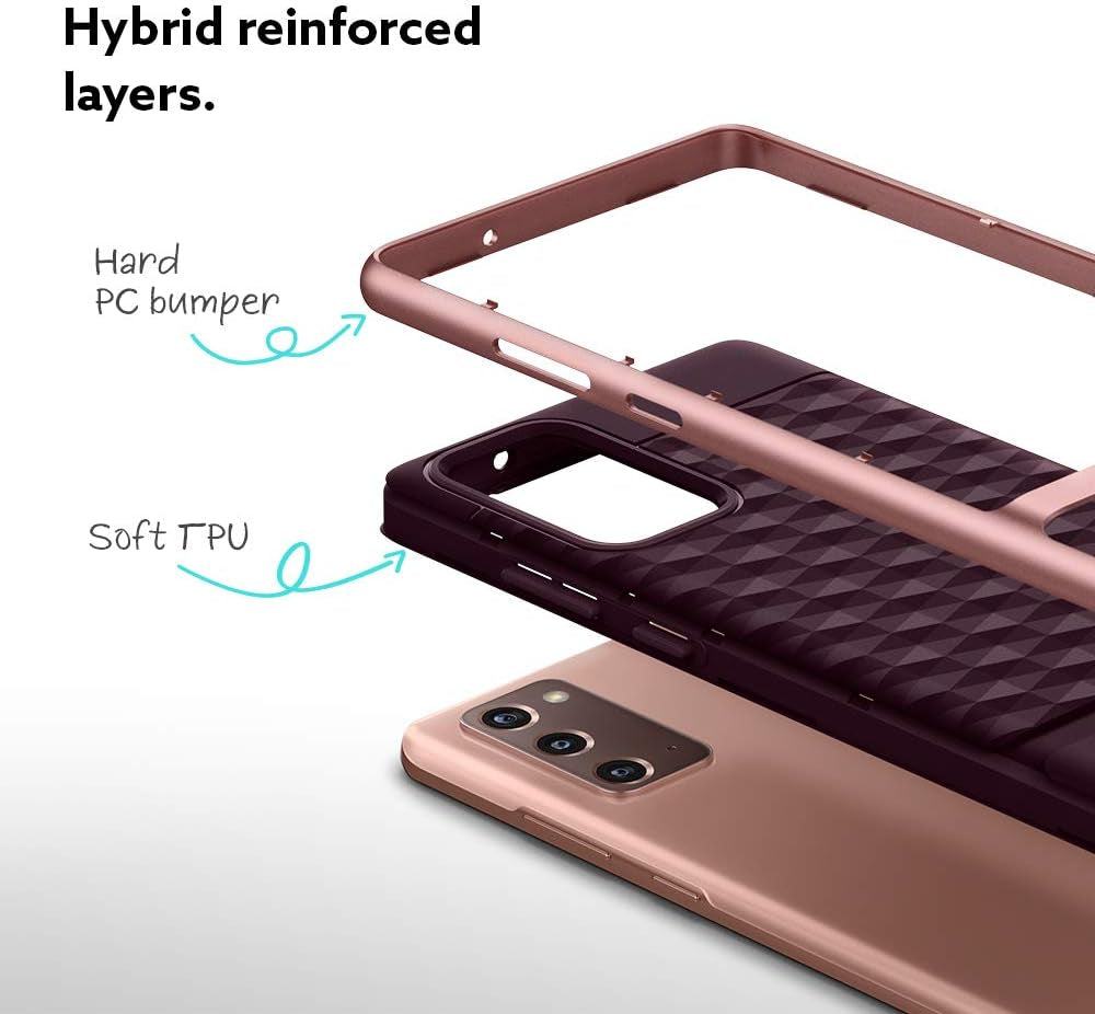 Caseology Parallax for Samsung Galaxy Note 20 Case (2020) 5G - Burgundy  Caseology   