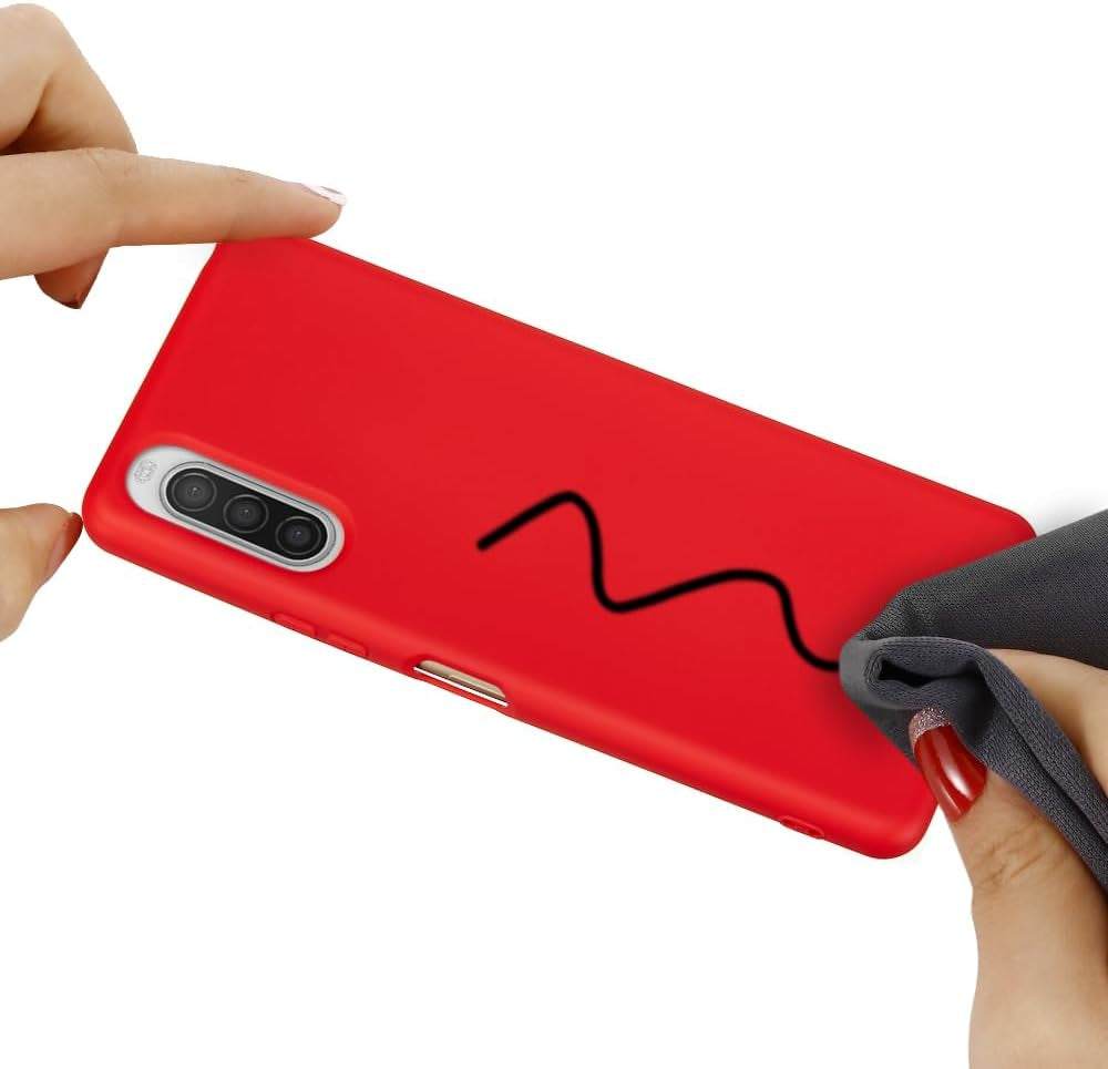 Case for Sony Xperia 10 II, Liquid Silicone Protective Phone Case for Sony Xperia 10 II with Silicone Lanyard, Slim Thin Soft Shockproof Cover for Sony Xperia 10 II Silicone Case Yellow  Generic   