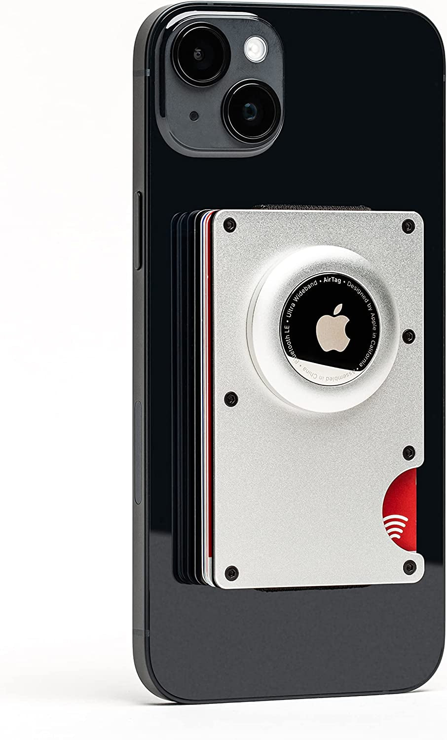 Magsafe Wallet with Airtag Holder, Ultra Strong Magnet - Aluminum RFID Blocking Mini Wallet Holds up to 12 Cards | Compatible with All Iphone 14, 13 and 12 Pro/Pro Max/Mini Models  e+count   