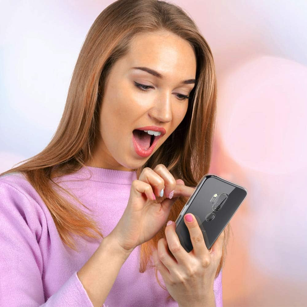 KEEPCA Clear Case for LG G7 Thinq,Slim Thin Soft Skin Silicone TPU Lightweight Gel Anti-Scratch Shockproof Protective Cases Cover for LG G7 Thinq,Crystal Clear  KEEPCA   