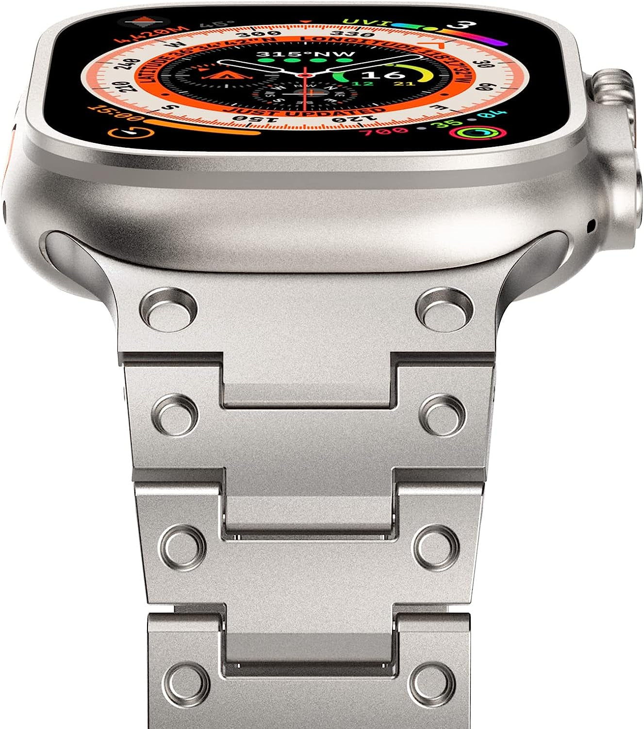 Newways Metal Band Compatible with Apple Watch Band  NewWays G-Titanium 42mm/44mm/45mm/ULTRA49mm 