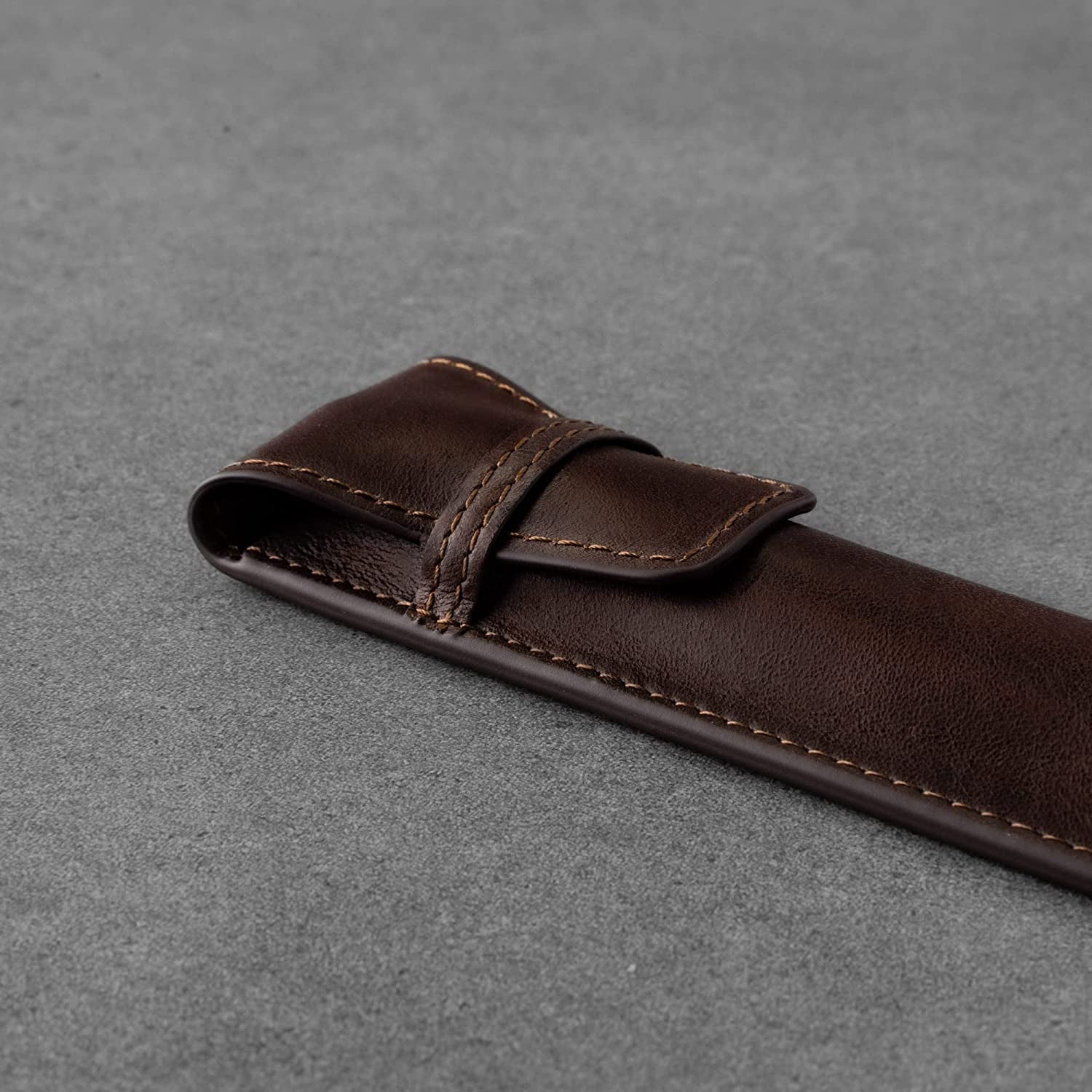 TORRO Pencil Sleeve Compatible with Apple Pencil (1St and 2Nd Generation) – Genuine Leather Apple Pencil Case with Microfibre Lining (Dark Brown)  B.A.M Worldwide ltd   