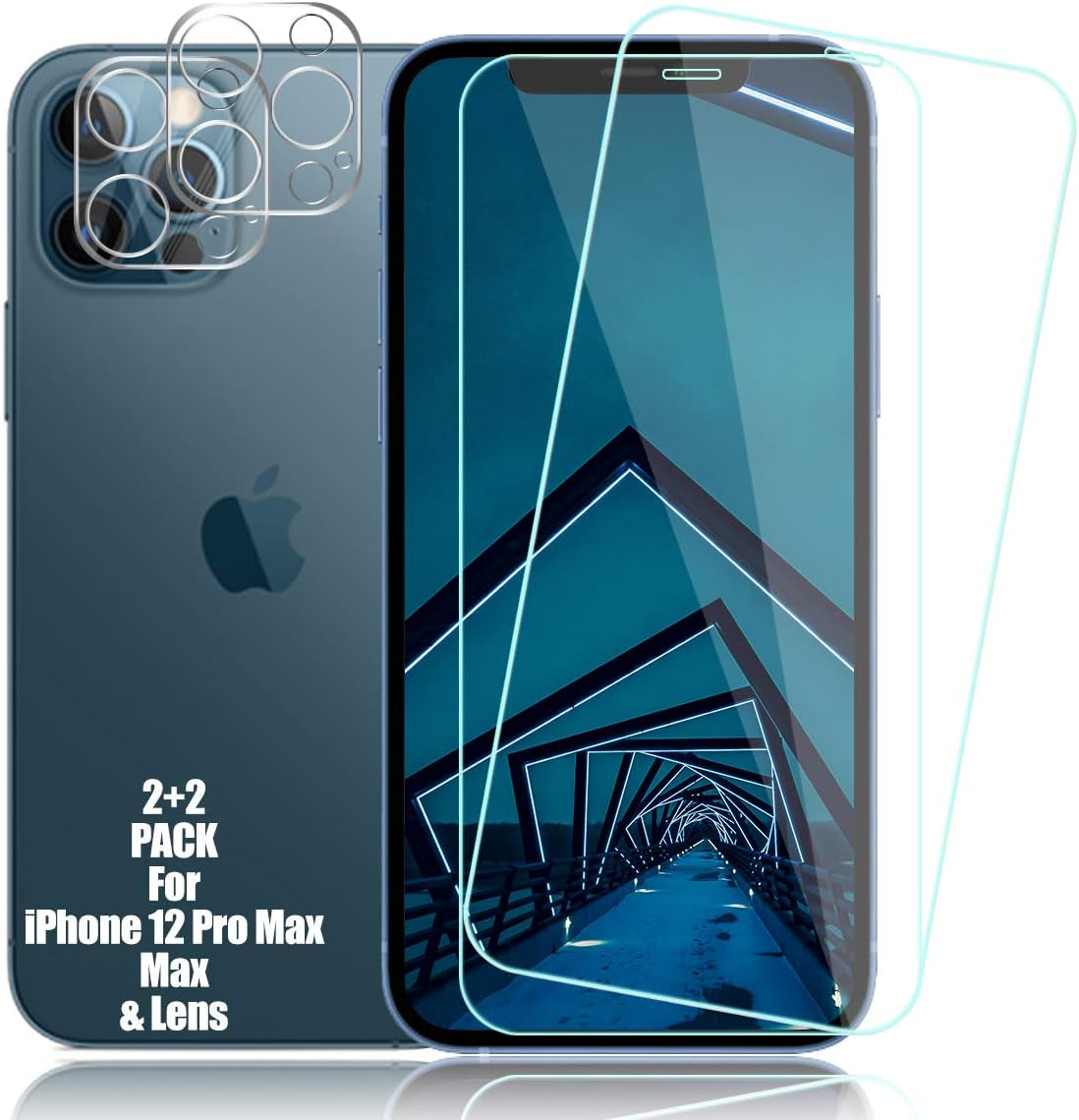 Galaxy Note 20 Tempered Glass Screen Protector + Camera Lens Protector [ 2 + 2 Pack ] [Compatible Fingerprint] [Anti-Scratch] [Case Friendly] Clear HD Protective Film for Samsung Galaxy Note 20  BIGFACE Iphone 12 Pro Max  