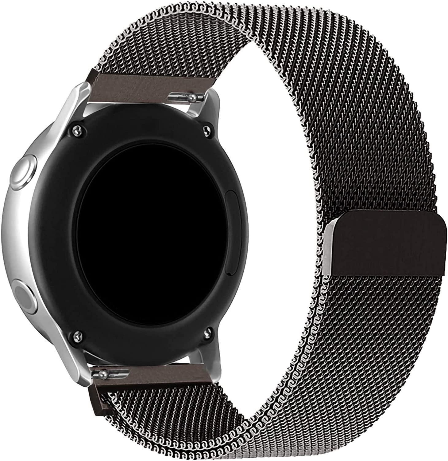 Compatible with Galaxy Watch 3 45Mm/Samsung Galaxy Watch 46Mm/Gear S3 Frontier/Classic Band, 22Mm Stainless Steel Strap Replacement for Samsung Galaxy Watch 46Mm Smartwatch (Colorful)  Morsey Dark Grey 22mm 