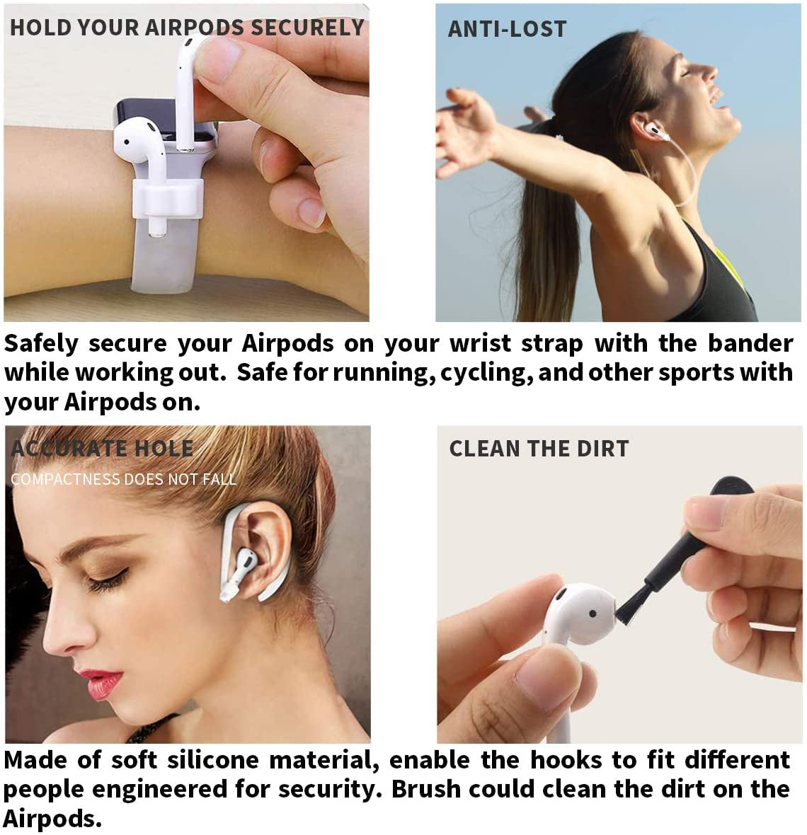 WQNIDE Blue Bottle Case,6In1 Accessories Set Silicone Protective Cover,Cute 3D Fashion Fun Character Design,With Keychain Kids Women Men for Airpods Pro Case -2019 (Vaselin)  WQNIDE   