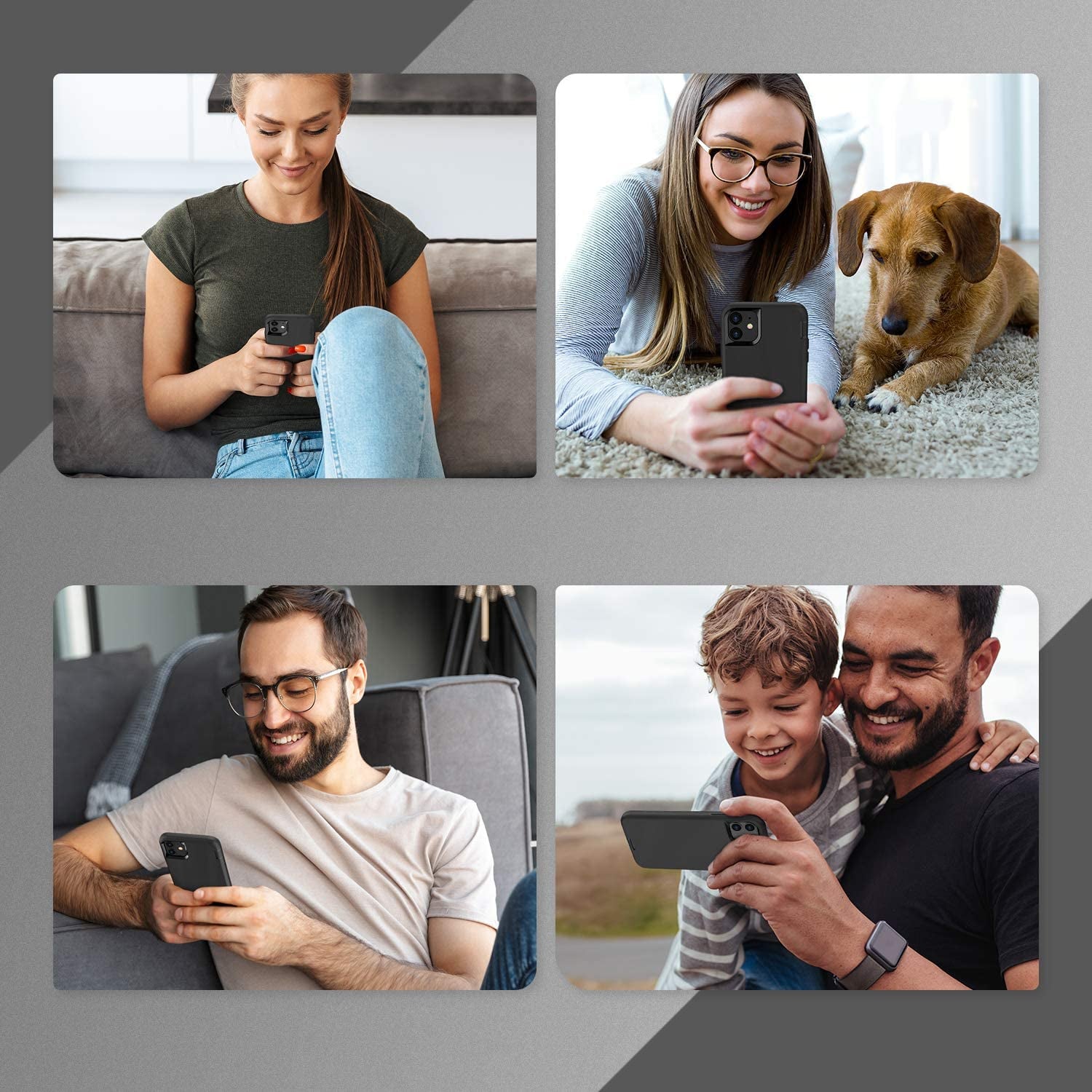 Oribox for Iphone 13 Case Black, [10 FT Military Grade Drop Protection], Soft-Touch Finish of the Liquid Silicone Exterior Feels, Heavy Duty Shockproof Anti-Fall Case for Iphone 13,6.1 Inch, Black  ORIbox   