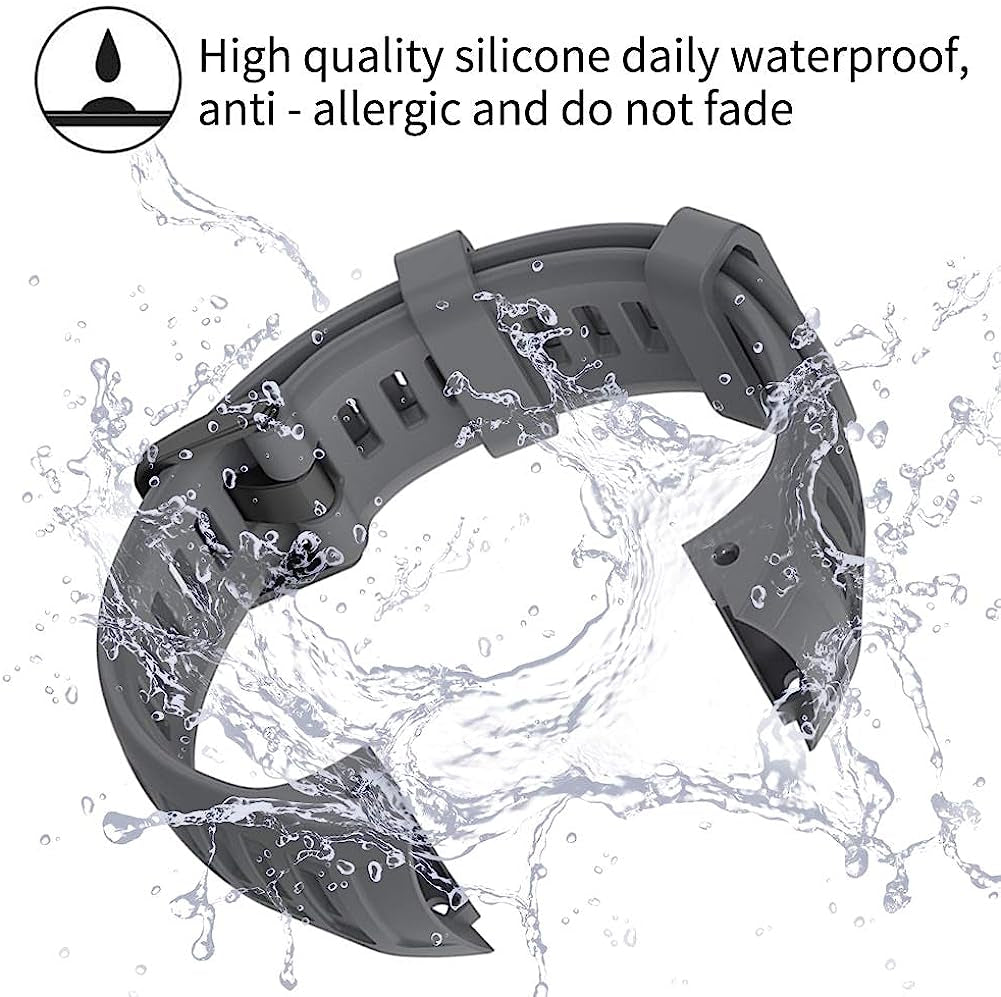 Vozehui Bands Compatible with Garmin Instinct Sports GPS, Soft Silicone Adjustable Replacement Wristbands for Garmin Instinct/Instinct Tide/Instinct Tactical  Vozehui   