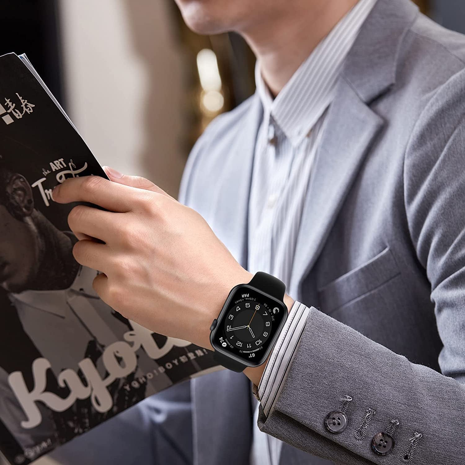 15 Pack Soft Silicone Bands Compatible with Apple Watch Band 40Mm 41Mm 38Mm 45Mm 44Mm 42Mm for Women Men,Waterproof Sport Iwatch Bands Replacement Strap Wristbands for Iwatch SE Series 8 7 6 5 4 3 2 1  SuperNaNa   