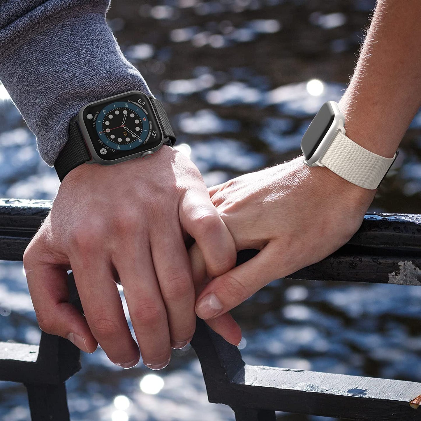 CTYBB 4 Pack Stretchy Nylon Solo Loop Bands Compatible with Apple Watch 40Mm 38Mm 44Mm 49Mm 45Mm 42Mm 41Mm, Adjustable Braided Elastic Sport Straps Womens Men Wristbands for Iwatch Series 8 7 6 5 4 3 2 1 SE Ultra  CTYBB   