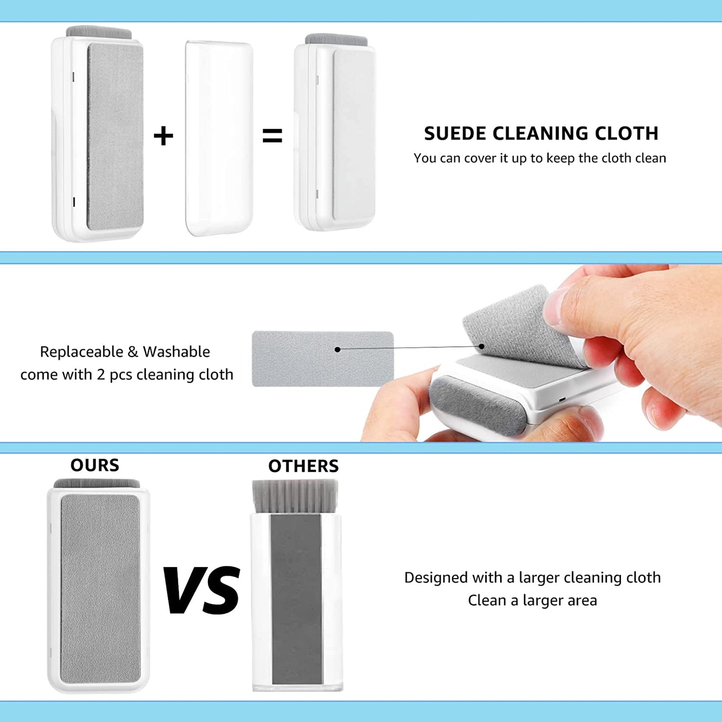 Electronic Cleaner Kit Multifunction Keyboard Cleaner Kit for Laptop Cleaning Kit Macbook Cleaning Kit Multi-Function Electronic Cleaning Kit for Laptop Phone Watch Ipad Camera PC Monitor  sussion   