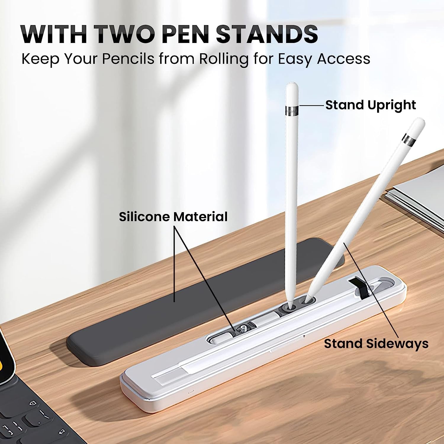 Apple Pencil 1St Generation Case, HAMOPY Wireless Charging Case Compatible with Apple Pencil 1St Generation Only, Magnetic Apple Pencil 1St Gen Charging Carrying Storage Box, Apple Pencil Accessories  HAMOPY   