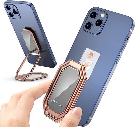 MINDSKY Detachable Phone Ring Holder Removable for Wireless Charging- Cell Phone Ring Grip Finger Holder Stand Compatible with Iphone Smartphones  Mindsky   