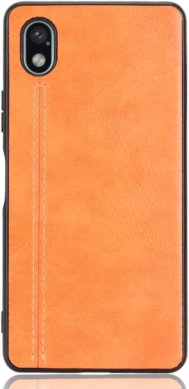 Phone Case for Sony Xperia ACE II, Case for Sony Xperia ACE II Cow-Like PU Leather Style Protector Cover, Non-Slip Shockproof Cover for Sony Xperia ACE II Case  Generic Yellow Sony Xperia Ace Ii 